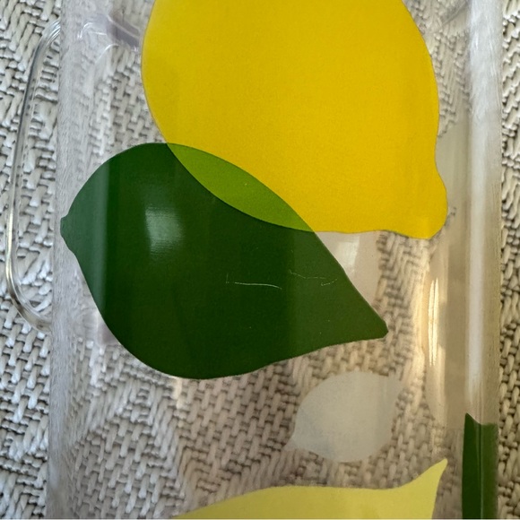 🍋 Kate Spade NY - Acrylic Lemon Pitcher & Set of 2 Cups 🍋 - Picture 7 of 12